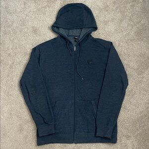 Volcom Dark Blue Zip-Up Hoodie